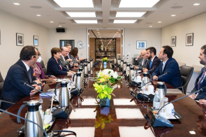 Cita. La reunión de autoridades del FMI con las de Ecuador.