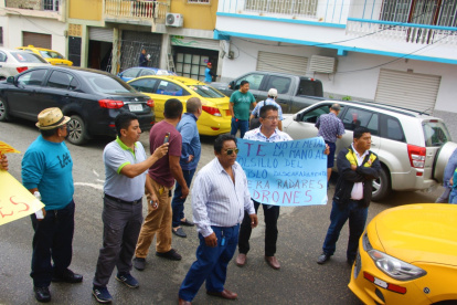 Los choferes de Santa Elena han realizado varias acciones.