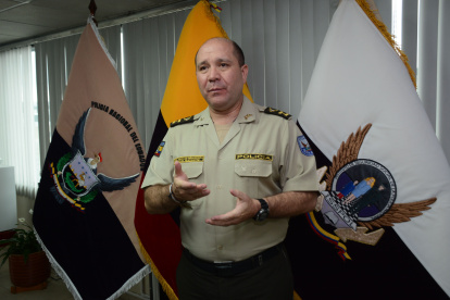 Entrevista con el director del ISSPOL renato Gonzalez  Quito 17 de Octubre de 2022 Agencia(ag-extra ag-expreso-ag-quito) Gustavo Guaman