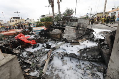 ACCIDENTE AEREO EN LA 4TA ETAPA DE ALBORADA_FOTOS FREDDY RODRÍGUEZ