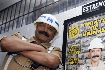 Eduardo Mosquito Mosquera, reconocido actor ecuatoriano y fiel hincha de Aucas.