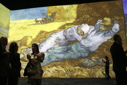 EN QUITO SE REALIZO LA PRESENTACION DE LA OBRA DE IMAGINE VAN GOGH 14  de OCTUBRE  de 2022 ANGELO CHAMBA Agencia (ag-expreso ag-extra ag-quito)