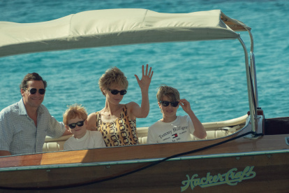 Una de la escenas en que se mostrará a los principes de Gales junto a sus hijos.