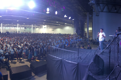 Guayaquil. Una gran presencia de jóvenes se vivió durante la última edición edición de este encuentro, en 2019.
