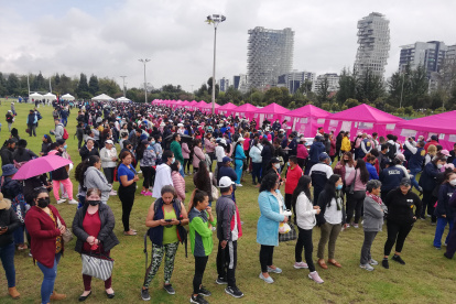 Atención. Más de 150 médicos fueron desplegados para este proceso.