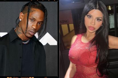 Travis Scott y Rojean Kerr vivieron un cruce de dimes y diretes en las redes sociales.
