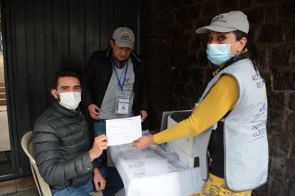 Dato. El Consejo Nacional Electoral habilitó en su página web un apartado para inscripciones.