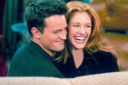 Mattew Perry y Julia Roberts quedaron flechados luego de conocerse en un episodio de Friends.