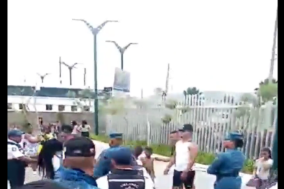 Hecho. El incidente se registró este fin de semana.