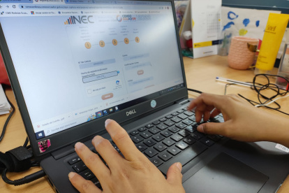 Consulta en el portal web del Instituto Nacional de Estadística y Censos (INEC).