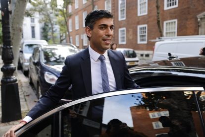 Rishi Sunak  es el primer líder del Partido Conservador británico y jefe del Gobierno