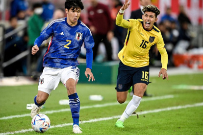 La selección de Ecuador (d) disputó en septiembre de 2022 su último amistoso, previo al Mundial de Catar 2022