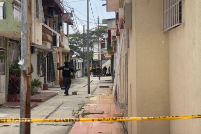 La zona donde se dio la amenaza de bomba fue cercada