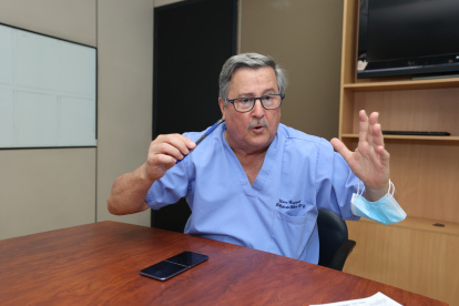 Roberto Gilbert, candidato a vicepresidente de Emelec.