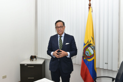 Funcionario. Diego Ordóñez es el secretario Nacional de Seguridad del Gobierno de Guillermo Lasso.