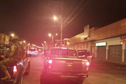 Operación. Los patrullajes se efectuaron en vehículos militares y a pie y fueron coordinados con la Policía.