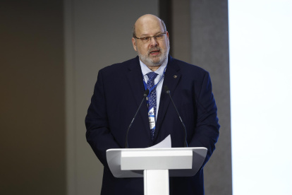 El presidente de la Sociedad Interamericana de Prensa (SIP), el hondureño Jorge Canahuati, participa este jueves en Madrid en la 78 Asamblea General de la SIP.