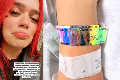 Karol G fue a conocer a la hija de fanática que nació en su concierto