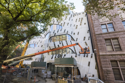 El nuevo edificio del Museo Americano de Historia Natural, el Centro Richard Gilder para Ciencia, Educación e Innovación, en Nueva York (EE.UU.), este 27 de octubre de 2022.