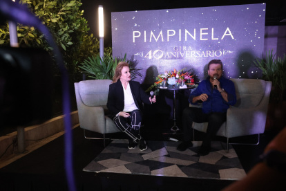 Los hermanos Galán durante su encuentro con la prensa en Guayaquil.