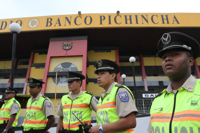 El control policial será estricto en el estadio Monumental.
