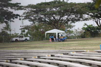 El parque Samanes estuvo vacía la mañana de este viernes 28 de octubre de 2022