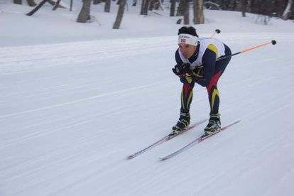 El tricolor es el único compitiendo en esquí de fondo.