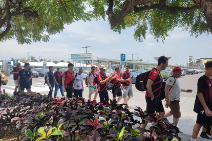 A pesar de llegar a última hora, los hinchas brasileños se apuran para no perderse la final única de la Copa Libertadores en Guayaquil