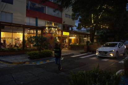 Zona cultural. El cine Ocho y Medio es uno de los lugares más visitados de este barrio quiteño.