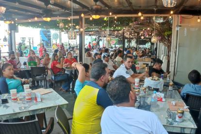 Así luce el Puerto Santa Ana mientras se juega la final de la Libertadores.