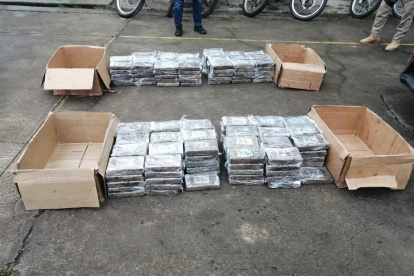 Evidencia. Además del decomiso en Los Ríos se dio otro decomiso en la provincia El Oro.