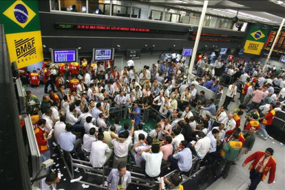Bolsa de Sao Paulo, Brasil.
