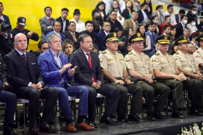 Evento. Autoridades de Estado participaron del acto en Pujilí, Cotopaxi.
