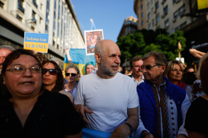 El alcalde de Buenos Aires, Horacio Rodríguez Larreta (c), en una fotografía de archivo. EFE/Juan Ignacio Roncoroni