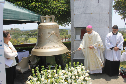 El acto religioso se desarrolló en el Panteón Metropolitano de la Junta de Beneficencia.