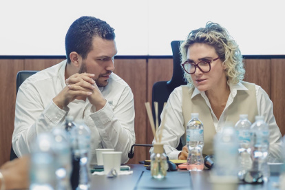 Funcionaria. Viteri participó hoy en la mesa del COE Cantonal.