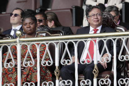 El presidente de Colombia, Gustavo Petro (d), y la vicepresidenta, Francia Márquez (i), en una fotografía de archivo. EFE/ Carlos Ortega