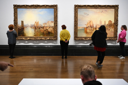 Londres. Los dos cuadros que se exponen en la Galería Nacional.