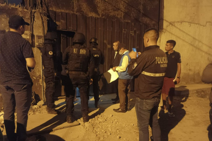 Acción. La policía intervino y clausuró sitios en los que se fabricaba la sustancia