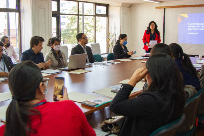 Reactivación. Los miembros del comité se reunieron el  el 31 de octubre en Quito.
