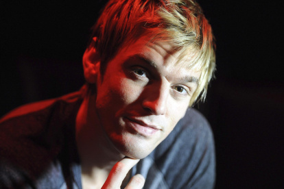 Imagen de archivo del cantante y actor Aaron Carter.