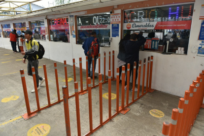 Servicio. Los boletos se compran por la mañana