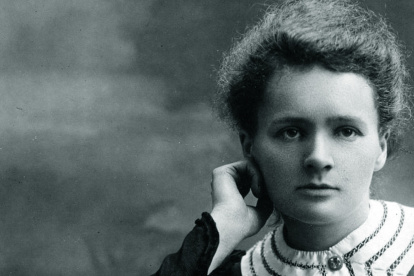 Retrato de la científica polaca Marie Curie, ganadora de dos premios Nobel.
