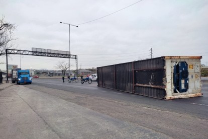 Hecho. Uno de los siniestros de tránsito se registró en la avenida Perimetral.
