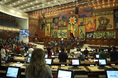 Sesión. Este lunes el Pleno de la Asamblea Nacional trata los problemas de seguridad de Ecuador, como parte de la disposición dada por el COSEPE el pasado jueves.