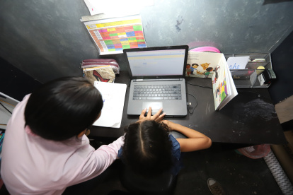 Momentos parecidos a la pandemia se vivió este lunes, cuando se optó por la virtualidad por miedo a salir de casa, pero esta vez por la inseguridad.