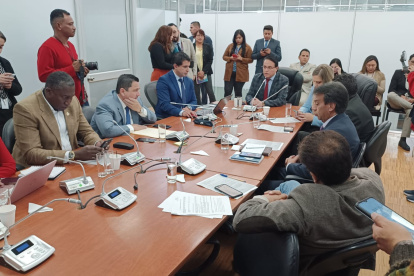 Sesión de la Comisión de Fiscalización de este martes 8 de noviembre.