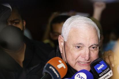 El expresidente de Panamá, Ricardo Martinelli (c), en una fotografía de archivo. EFE/ Bienvenido Velasco