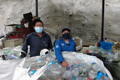 Recicladores. Exponer el trabajo que llevan adelante estas personas es parte de la campaña.