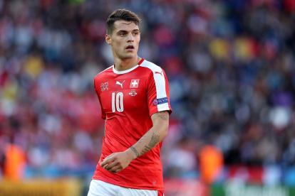 Granit Xhaka jugará su tercer mundial con Suiza, luego de estar en Brasil 2014 y Rusia 2018.